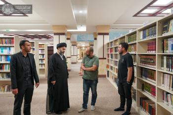 المكتبة الحيدرية تستقبل وفداً من دولة لبنان الشقيقة لبحث وثائق تتعلق بالقضية الفلسطينية