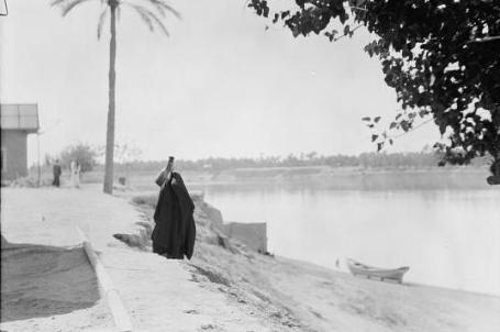 النجف نهر الفرات  الكوفة عام 1932