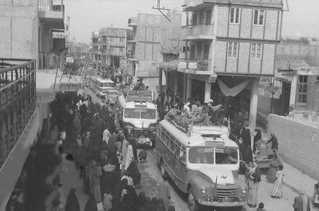 توديع حجاج بيت الله الحرام ...شارع الصادق النجف