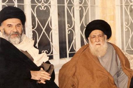 زعيم الحوزة مع السيد محمدرضا الخالخالي ( قدس الله نفسيهما )