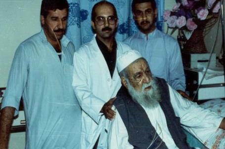 السيد ابوالقاسم ( قدس سره ) في مرضه الاخير 
