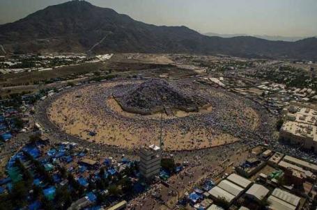 نُفرة حجاج بيت الله الحرام من منى إلى عرفات حج_١٤٣٨