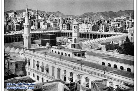 صورة للحـرم المكـي عـام 1910م