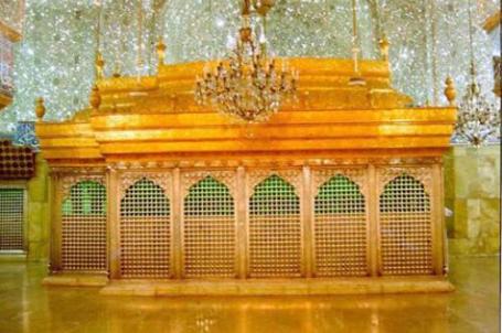ضريح الامام الحسين (ع) قبل التجديد 
