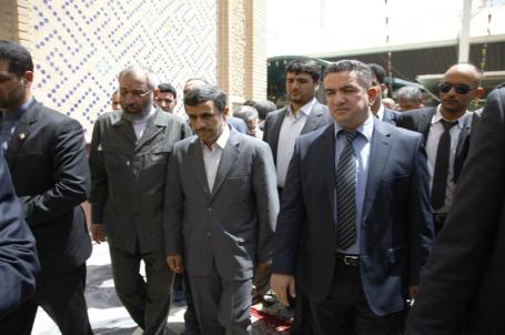 زيارة الرئيس الايراني السابق محمود احمدي نجاد